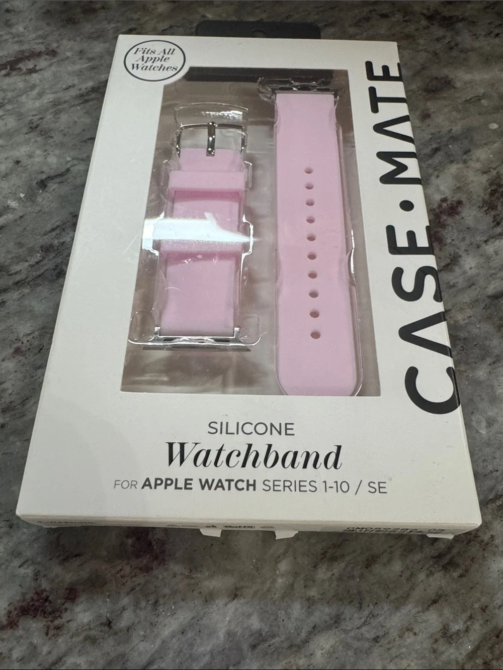 NEW case-mate Light Pink Silicone Watchband for Apple Watch - Picture 2 of 4